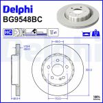Bromsskiva DELPHI BG9548BC, 1 Stycke