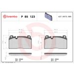 Bromsbeläggssats BREMBO P 85 123