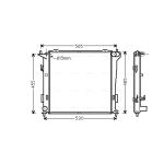 Motorkühler AVA COOLING HY2181