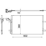 Kondensator, Klimaanlage MAHLE AC 725 000S