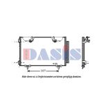 Condensator, airconditioning AKS DASIS 212024N