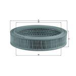 Luftfilter KNECHT LX 160