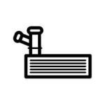 Radiator, aandrijfbatterij NRF 310507