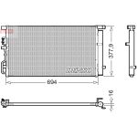 Kondensator, Klimaanlage DENSO DCN41019