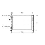 Radiateur moteur AVA COOLING FTA2229