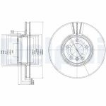 Bromsskiva DELPHI BG9212