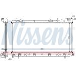Radiador, refrigeración del motor NISSENS 67706A