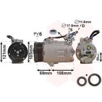 Kompressor för luftkonditionering VAN WEZEL 3700K438
