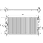 Arrefecedor do motor VALEO 701385