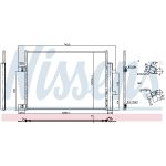 Condensador, sistema de ar condicionado PROTECÇÃO CONTRA A CORROSÃO E ENCHIMENTO DE TUBOS NISSENS 941008