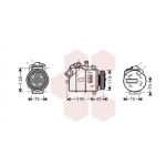 Compressore aria condizionata VAN WEZEL 0600K383