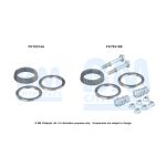Onderdelen voor montage uitlaatsysteem BM CATALYSTS FK70314B