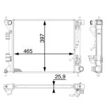 Motorkylare MAHLE CR 1970 000P