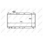 Radiator, motorkoeling NRF 58458