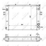 Radiator, motorkoeling NRF 52278A