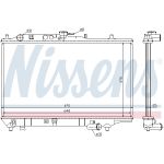 Radiatore, raffreddamento motore NISSENS 63390