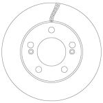 Bremsscheibe TRW DF6888