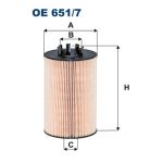 Ölfilter FILTRON OE 651/7