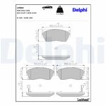 Bremsbelagsatz DELPHI LP804, Vorne