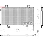 Kondensator, Klimaanlage DENSO DCN40036