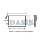 Condensator, airconditioning AKS DASIS 062003N