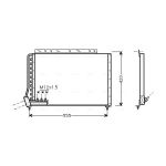 Condensator, airconditioning AVA COOLING VO5090