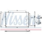 Condensador, sistema de ar condicionado  NISSENS 940961