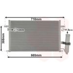 Condenseur (climatisation) VAN WEZEL 81005056
