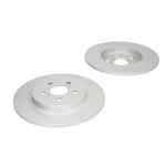 Discos de freno DELPHI BG4650C trasero, macizo, 2 Pieza