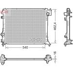 Raffreddatore motore DENSO DRM46063