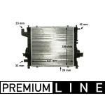 Arrefecedor do motor MAHLE CR 153 000P