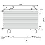 Kondensator, Klimaanlage VALEO 814417
