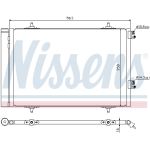 Condensator, airconditioning NISSENS 940189