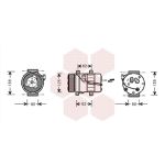 Klimakompressor VAN WEZEL 5900K054
