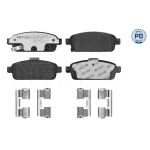 Bremsbelagsatz, Scheibenbremse MEYLE 025 250 9616/PD