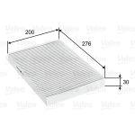 Kupéfilter VALEO 715749