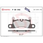 Bremsbelagsatz BREMBO P 65 042