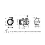 Compressor, ar condicionado AVA COOLING MCAK008