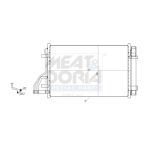 Condensator, airconditioning MEAT & DORIA 991156