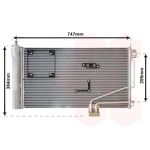 Condensator, airconditioning VAN WEZEL 30015298