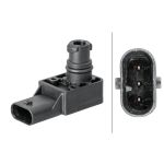 Sensor, Saugrohrdruck HELLA 6PP 358 152-111