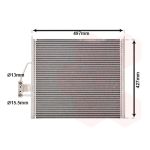 Condenseur (climatisation) VAN WEZEL 06005213