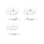 Jeu de plaquettes de frein BREMBO P 49 064