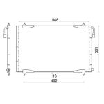 Condensator, airconditioning MAHLE AC 220 001S