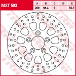 Disco de freno TRW MST503, 1 Pieza