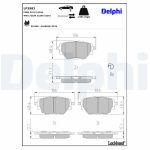 Remblokset DELPHI LP3983