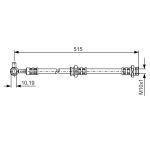 Bremsschlauch BOSCH 1 987 476 376