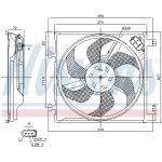 Ventilador, refrigeración del motor NISSENS 85869