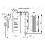 Airconditioning compressor NRF 32519