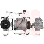 Klimakompressor VAN WEZEL 0600K443
